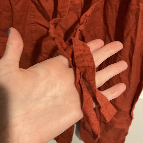 Charlotte Russe Burnt Orange Zip Up Jumper/Romper Size Small - Picture 7 of 16